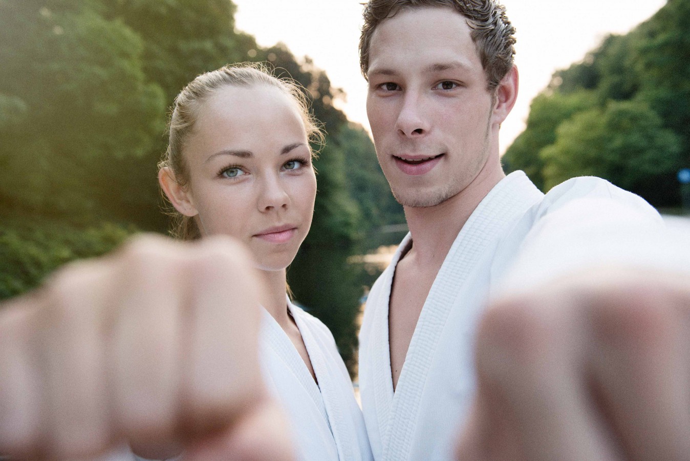 Top karateka's Nina Vincent en Rick Vincent | portret en actief